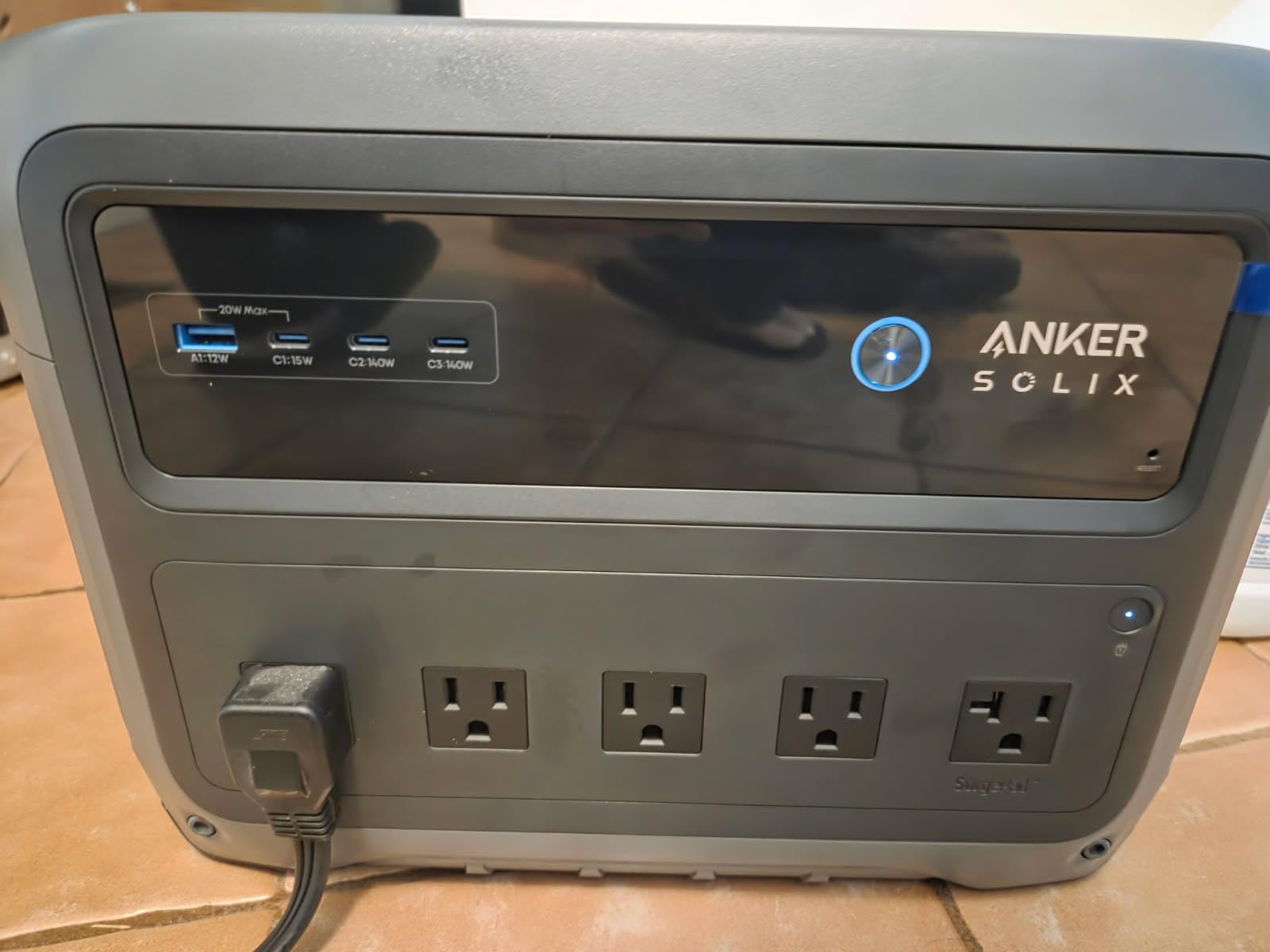Anker SOLIX C1000 Gen 2 Portable Power Station, 1,024Wh, 2,000W, Camping | 1,024Wh LiFePO4 Battery, Full Charge in 49 Min, 2,000W Solar Generator (Peak 3,000W) for UPS, Outdoor and Emergency Use customer photo 1