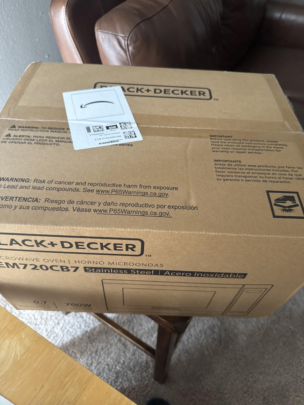 BLACK+DECKER Over-the-Range Microwave Oven with Air Fryer, 1.5 Cu.Ft, 900W | 6-in-1 Cooking Modes, Convection & Bake, Sensor Reheat, 300 CFM Vent, Air Fryer Combo, Stainless Steel customer photo 2