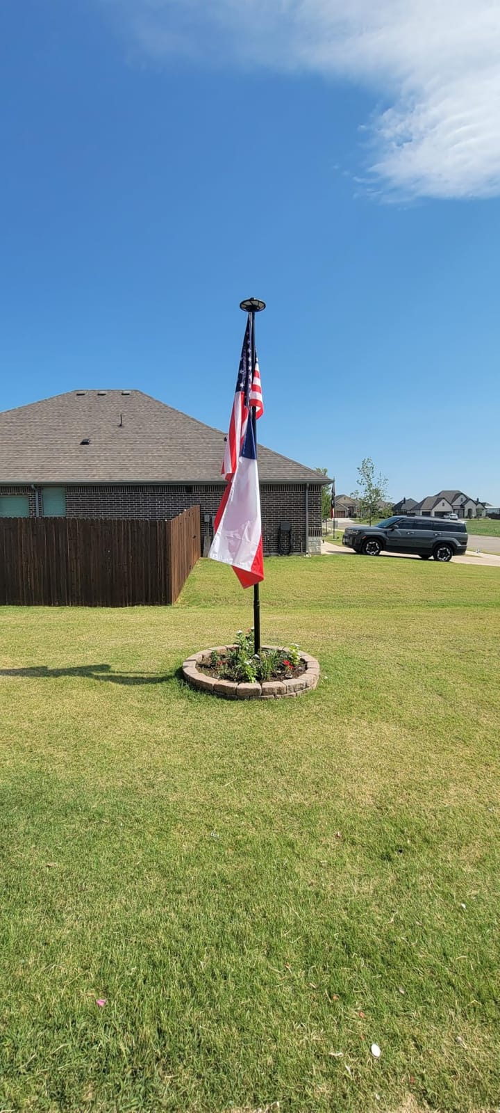 25 FT Telescoping Flag Pole, Heavy Duty Aerospace Aluminum Flagpole Kit | 45K PSI & 95 HBW Hard Flag pole for Outside House, Unbending Telescopic Outdoor In-Ground Flag Poles for Yard customer photo 1