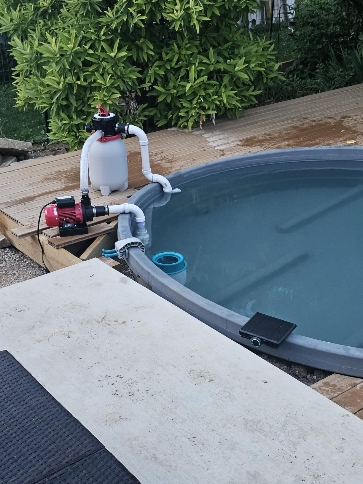 CIPU 10-inch Sand Filter Pump System for Above Ground Pools, 0.25HP 115V Pool Sand Filter with 4-Way Valve customer photo 1