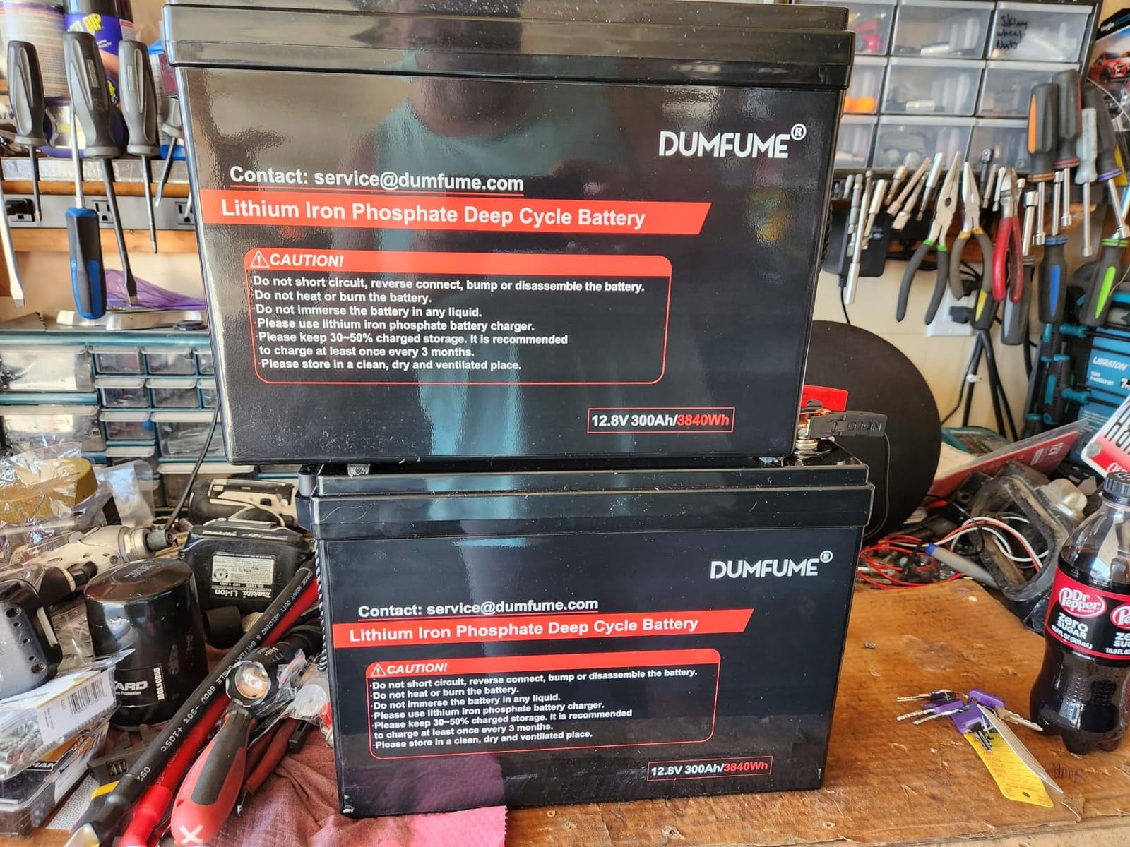 12V 150Ah Max LiFePO4 Battery, IP65 Waterproof 100A BMS customer photo 1