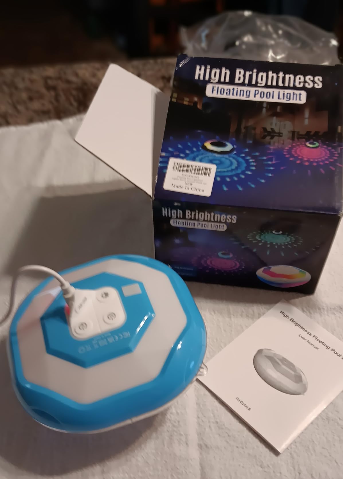 Floating Pool Lights, Upgraded Pool Lights That Float, 6000mAh Rechargeable Color Changing Pool Lights, IP68 Waterproof LED Lighting for Inground Above Ground Swimming Pools, Hot Tub, Party (2PC) customer photo 2