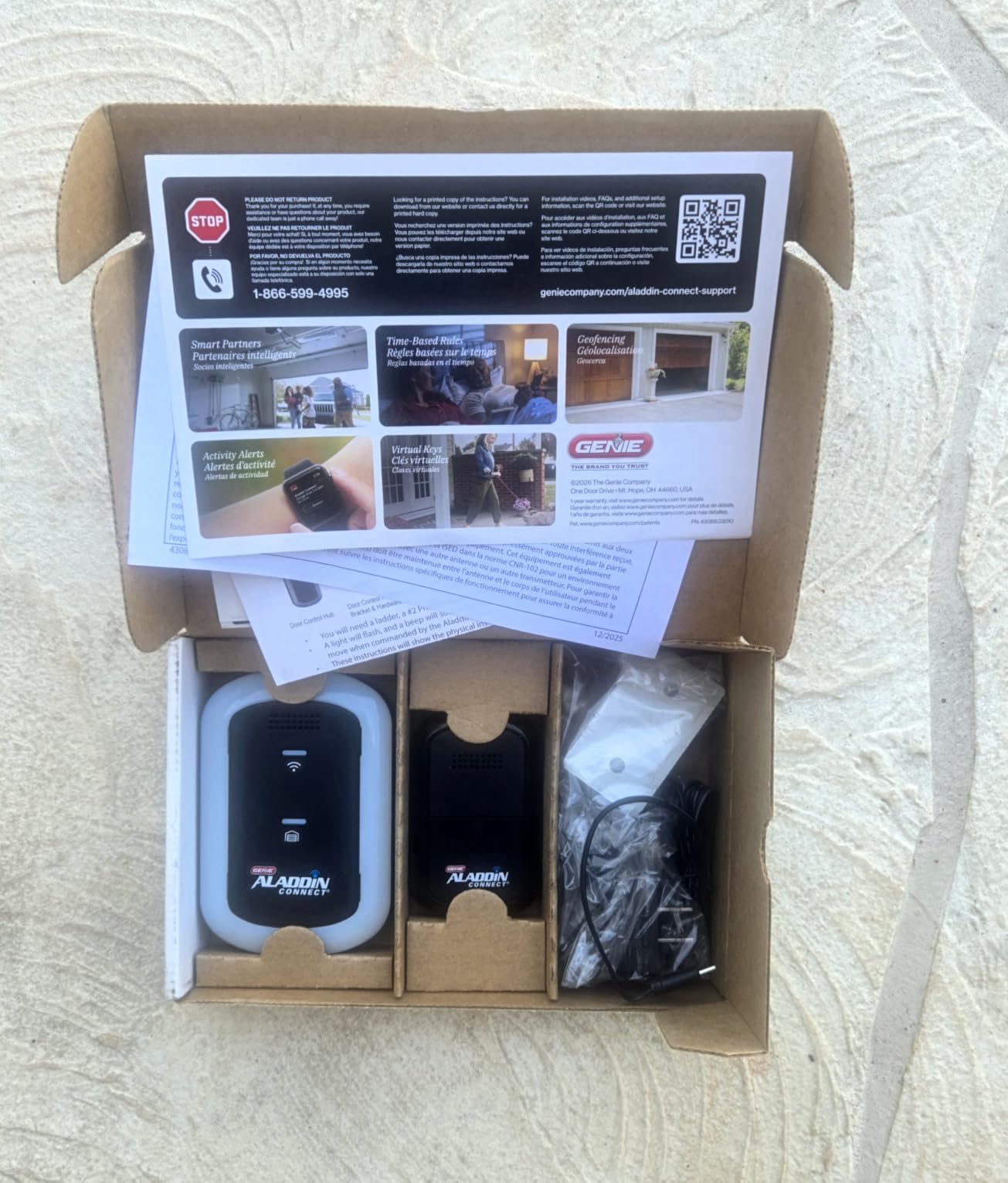 Genie Aladdin Connect Smart Garage Door Controller, Single Door Kit ALKT2-R | Wi-Fi Enabled, App Control, Works with Most Major Brands, Monitor & Control Garage from Anywhere with iOS & Android Devices customer photo 2