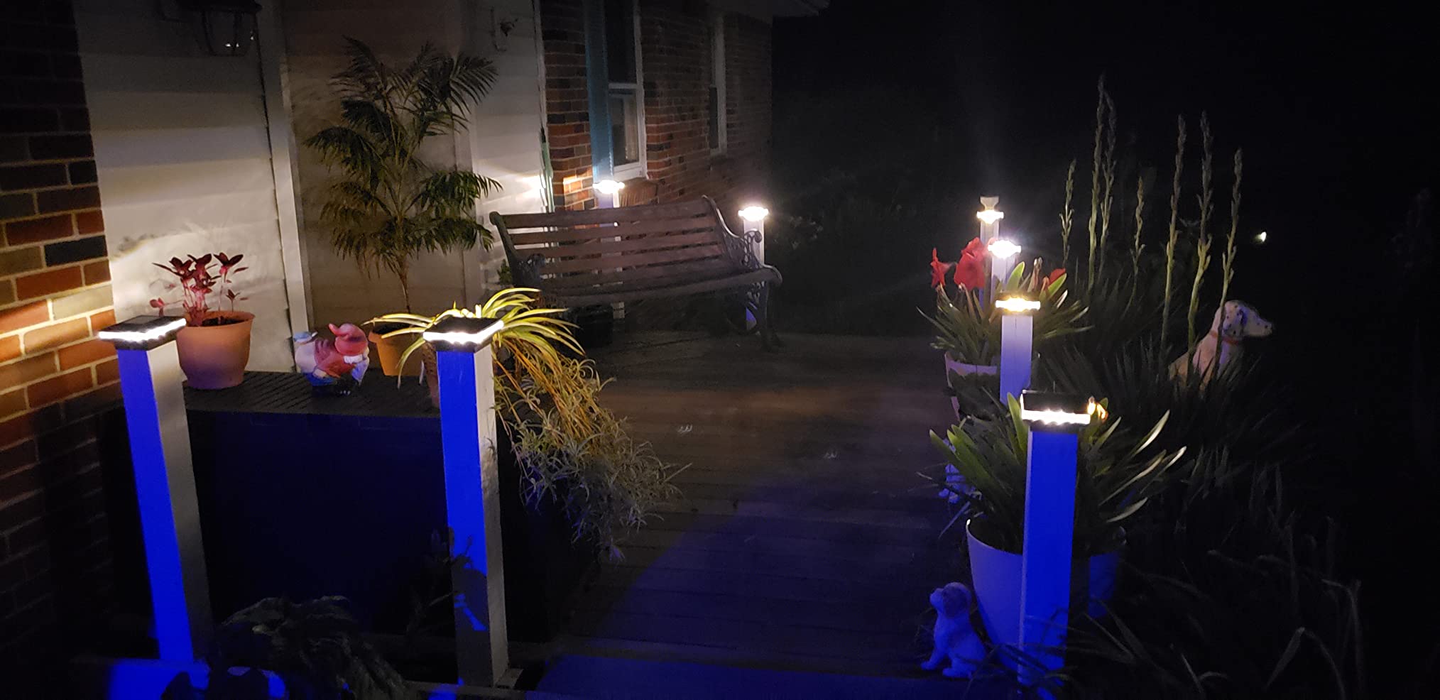 Floating-Solar-Pool-Lights 2 Pack, RGBWW 12 Lighting Modes Remote Control | 3 Dimming & Timer IP68 Waterproof Solar Floating Pool Lights for Above Ground Pools Pool Lights for Inground Pool Accessories customer photo 2