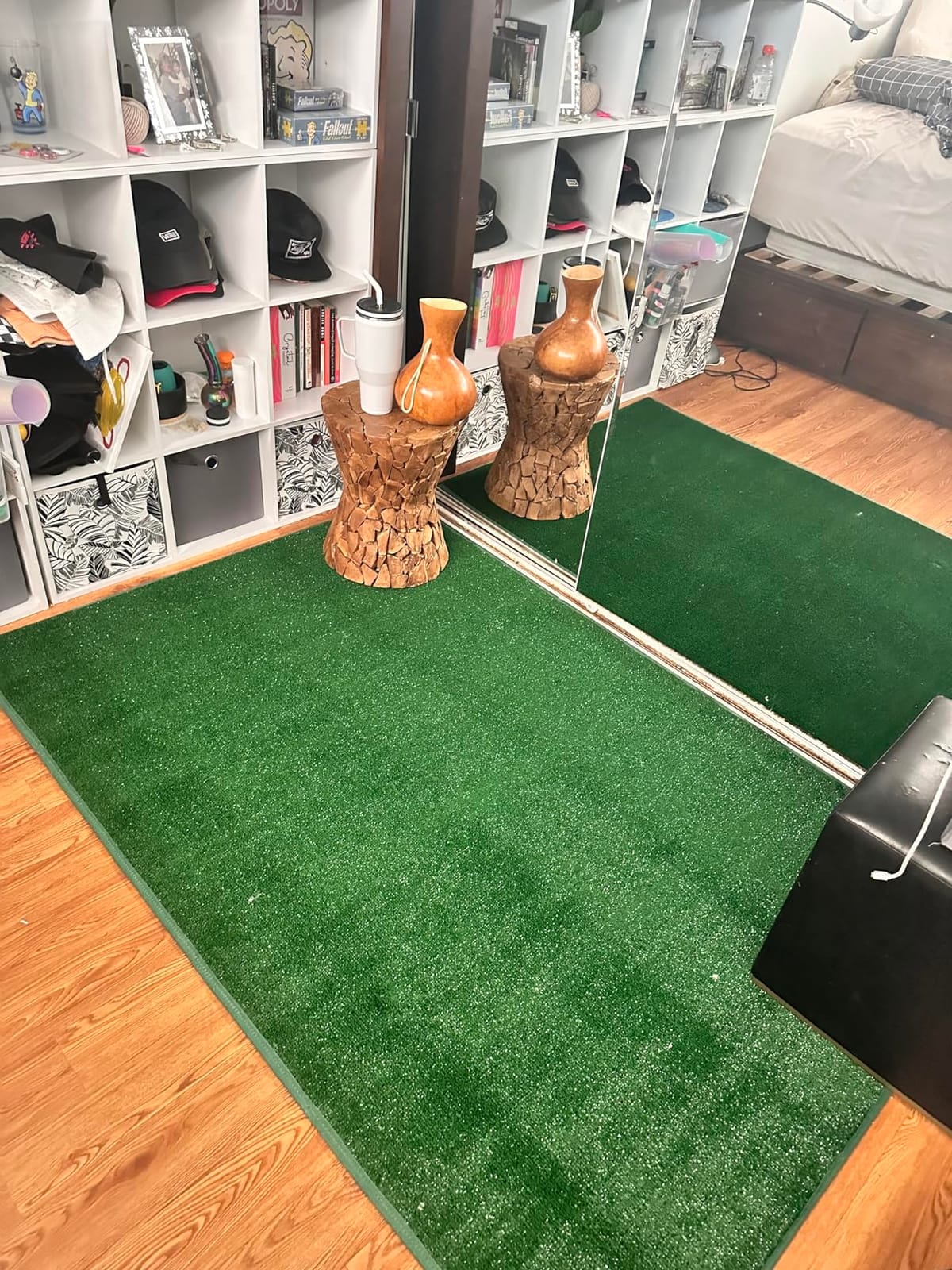 Garland Rug Artificial Grass 3 ft. x 5 ft. Large Indoor/Outdoor Area Rug Green customer photo 1