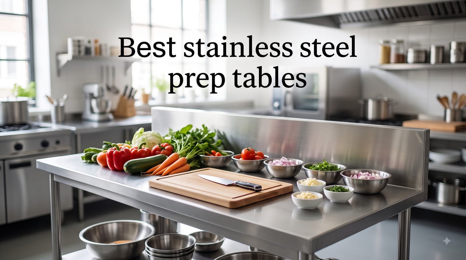 12 Best Stainless Steel Prep Tables (August 2026) Expert Reviews