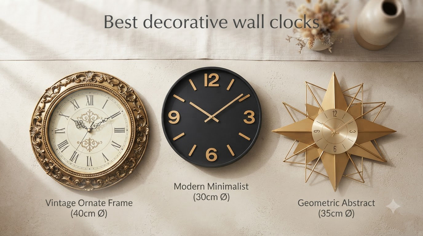 12 Best Decorative Wall Clocks (August 2026) Expert Reviews