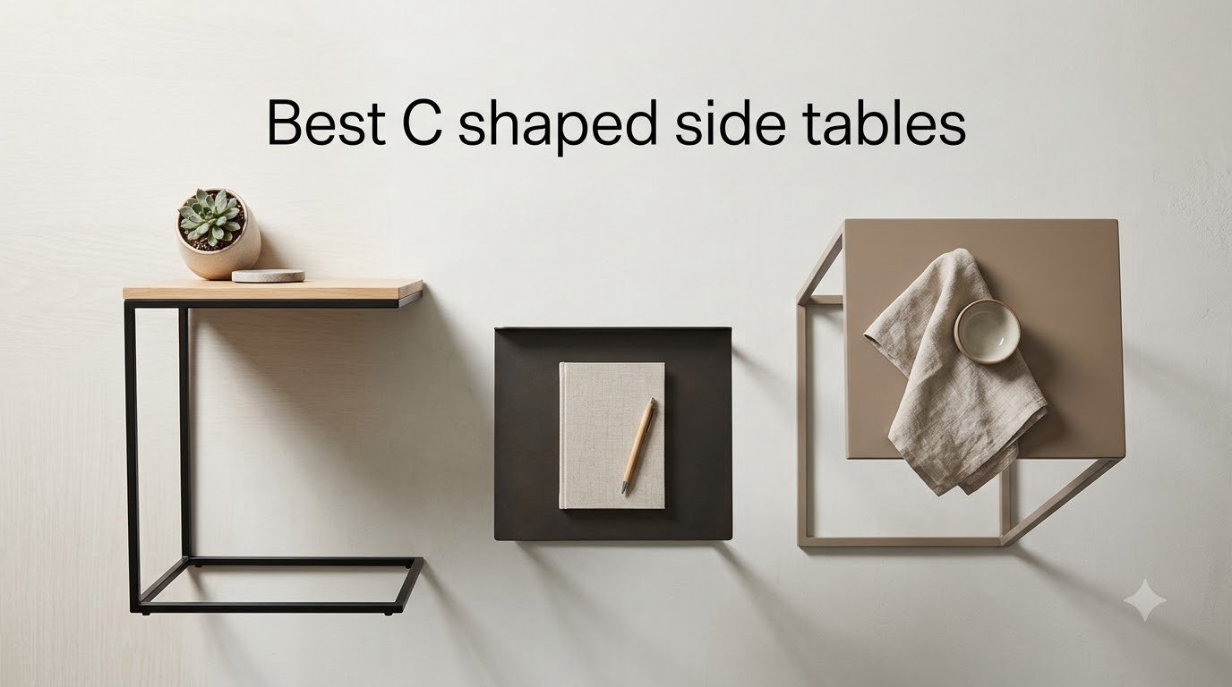 Best C shaped side tables