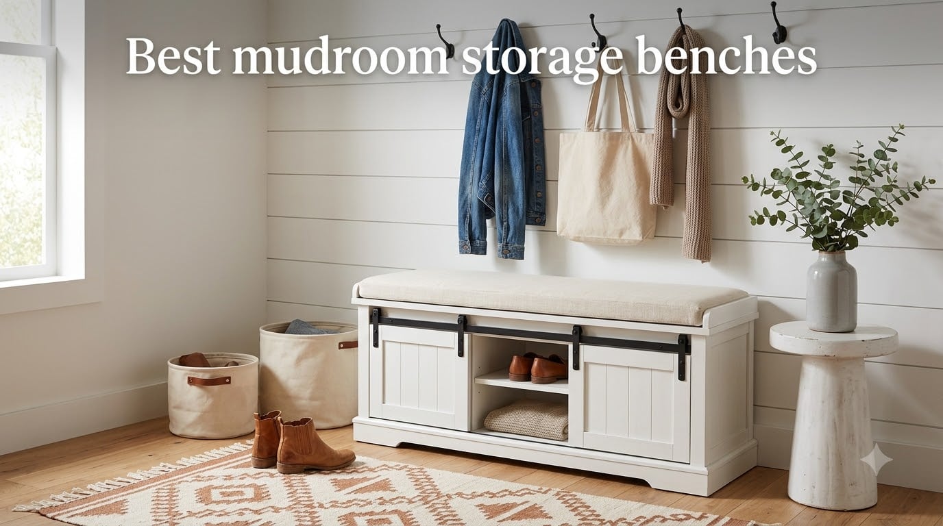 8 Best Mudroom Storage Benches (August 2026) Tested and Reviewed