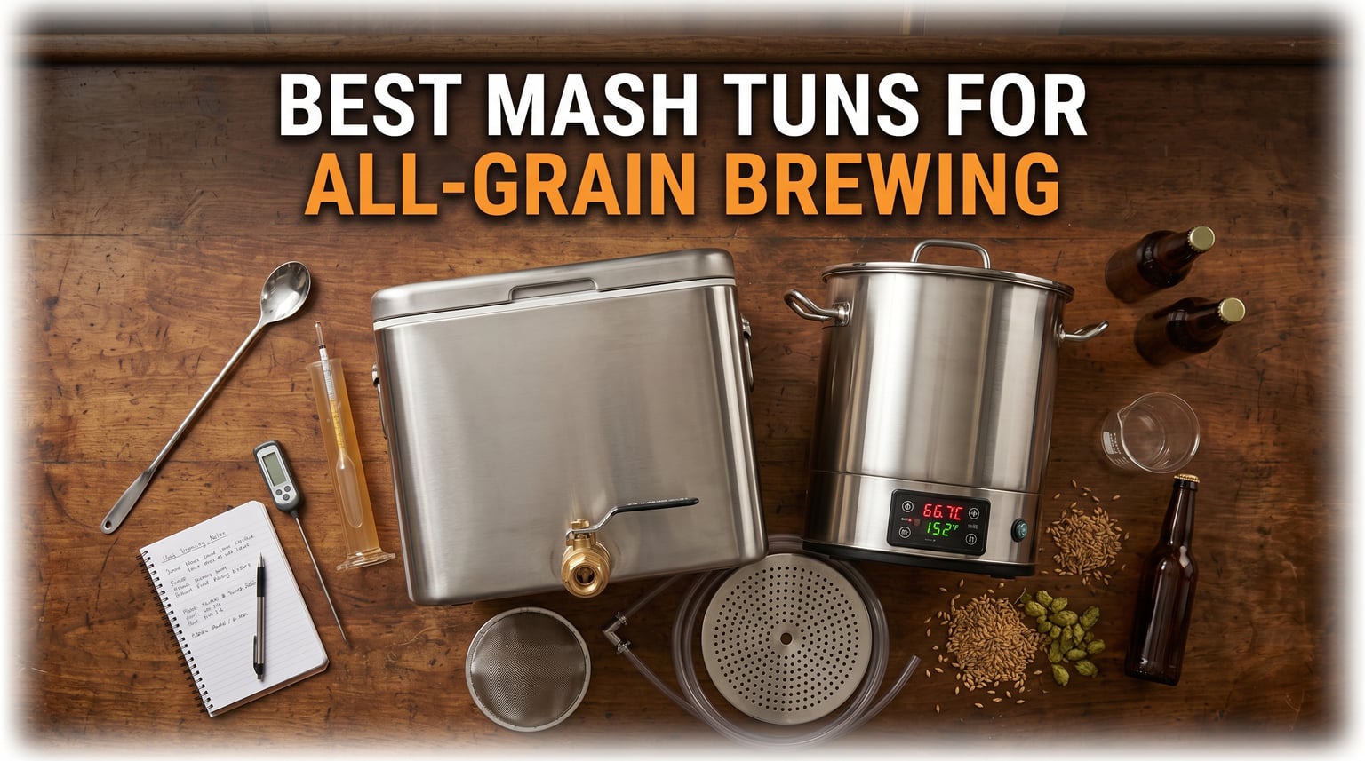 Best mash tuns for all-grain brewing