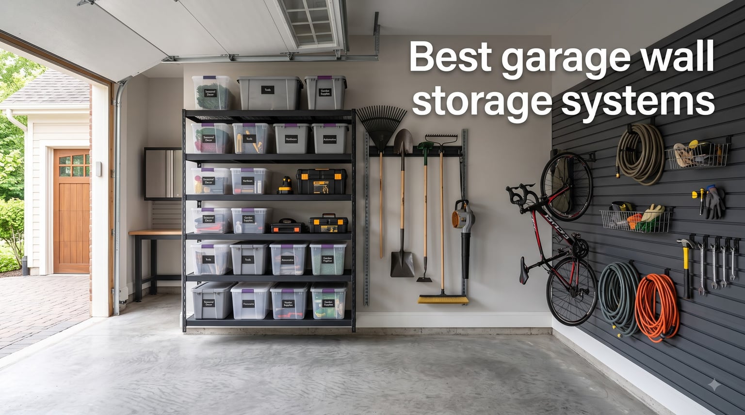 Best garage wall storage systems