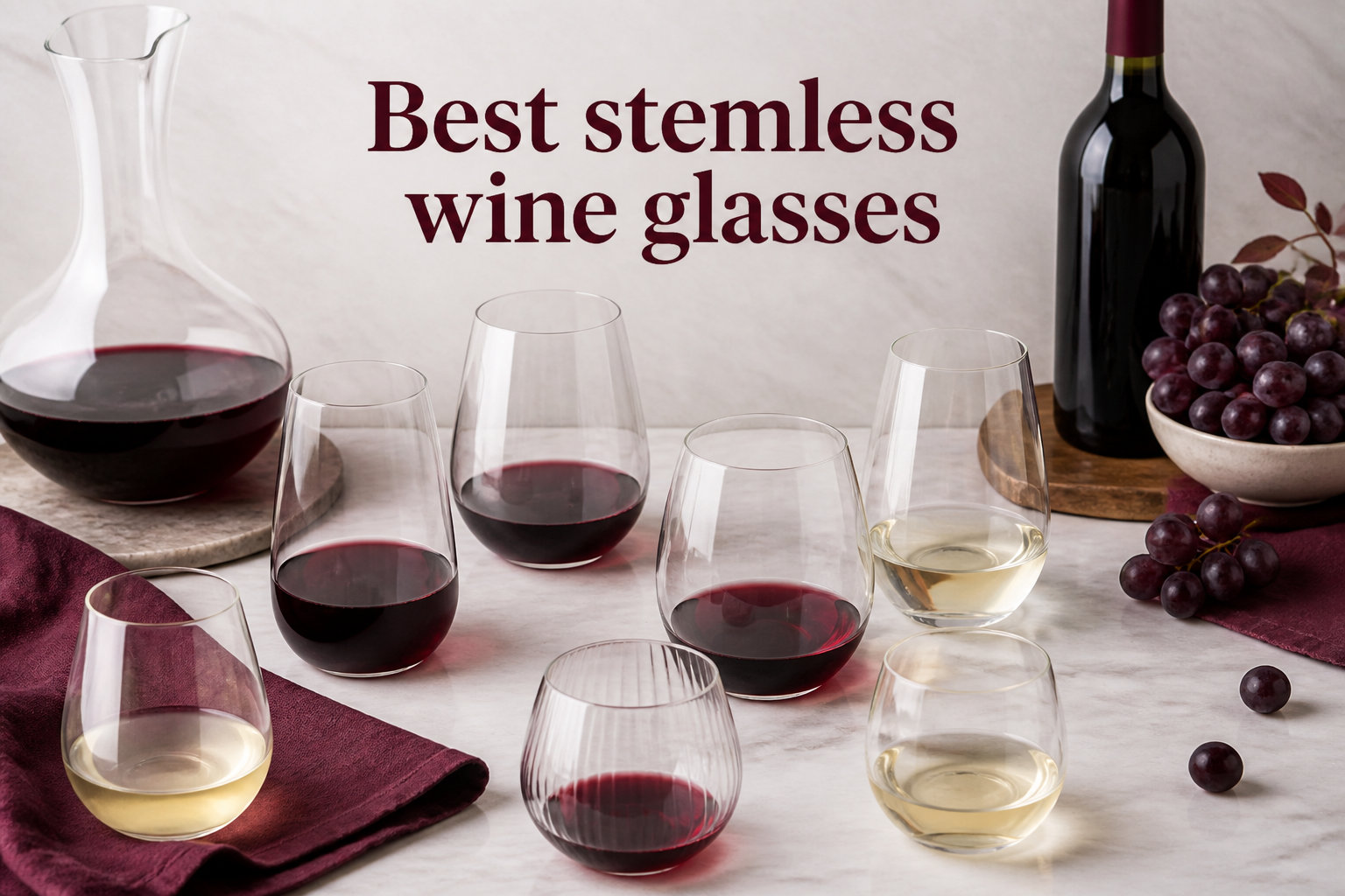 8 Best Stemless Wine Glasses (August 2026) Ranked and Tested