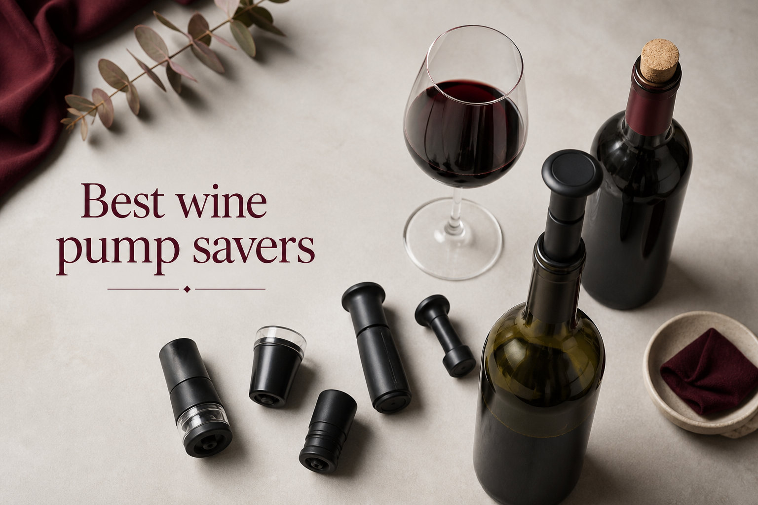 Best wine pump savers