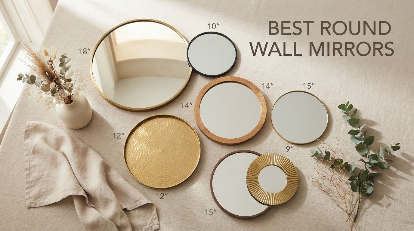 Best round wall mirrors