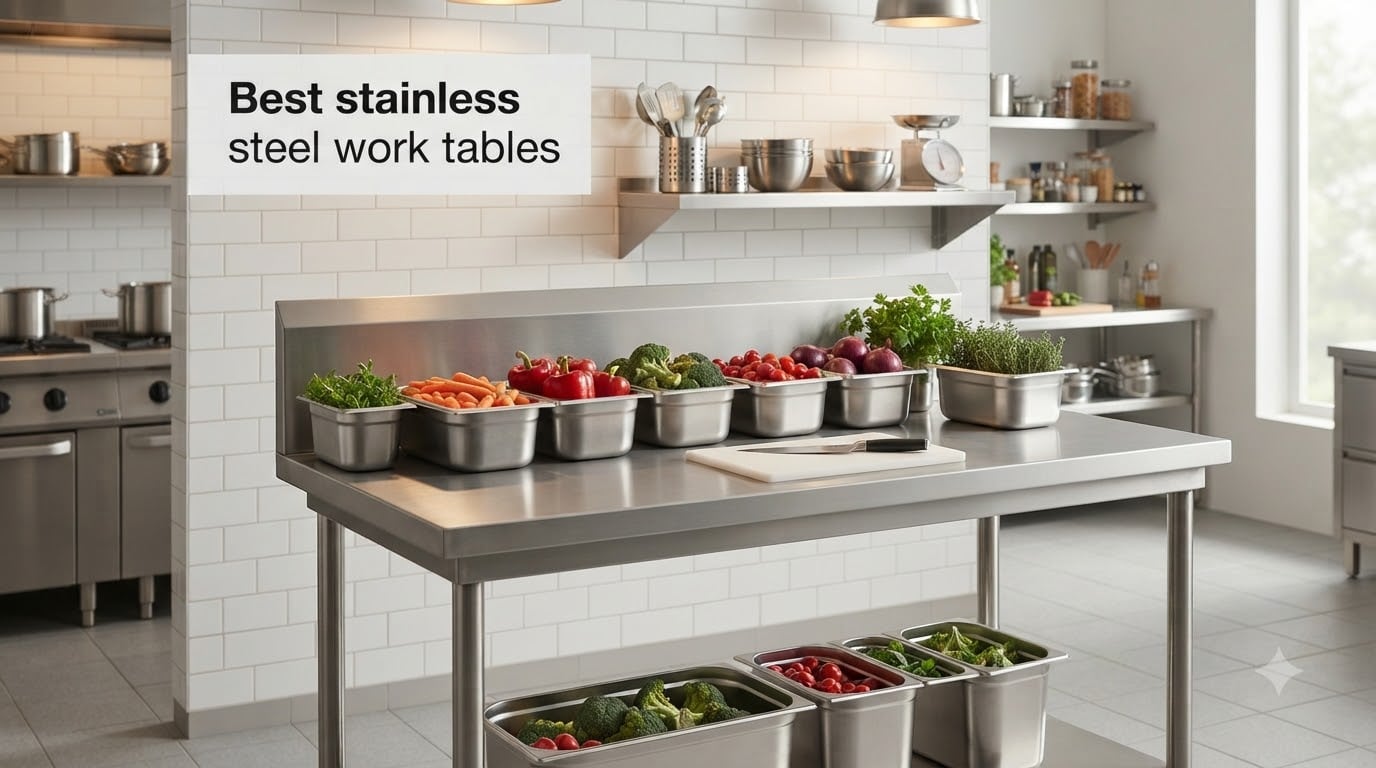 10 Best Stainless Steel Work Tables (August 2026) Reviewed