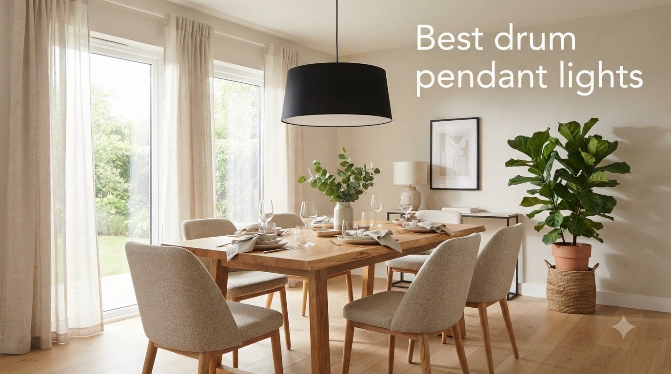 Best drum pendant lights