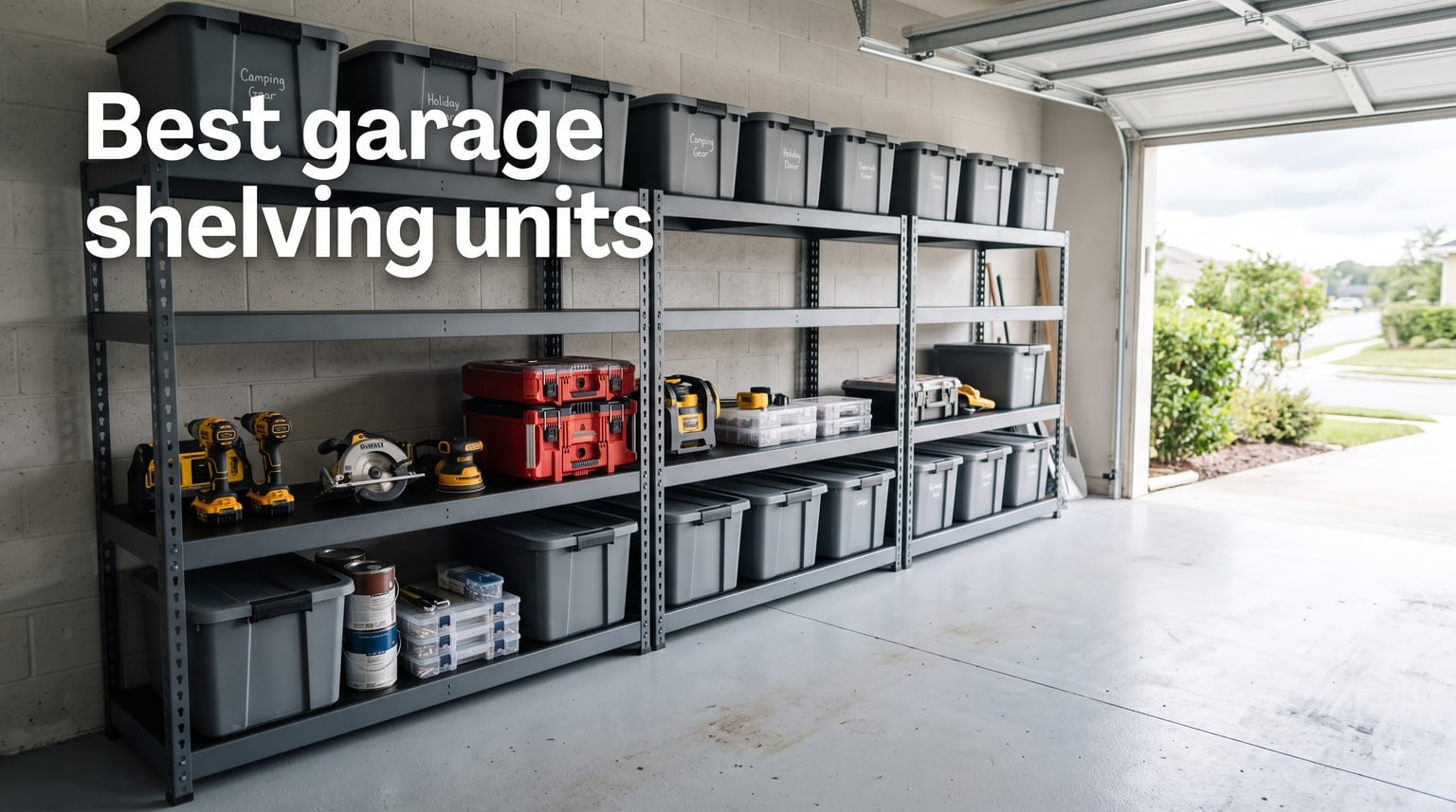 Best garage shelving units