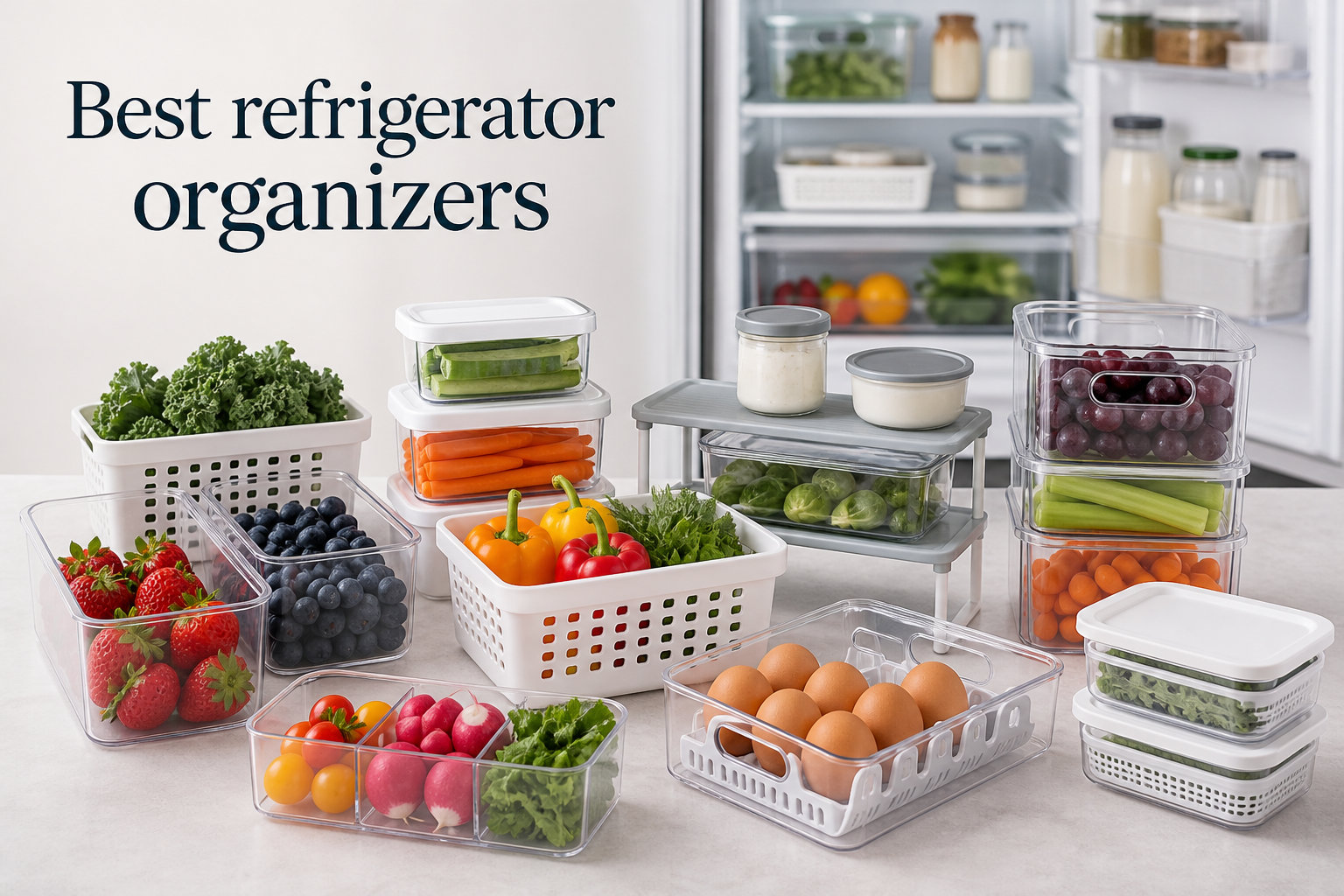 Best refrigerator organizers