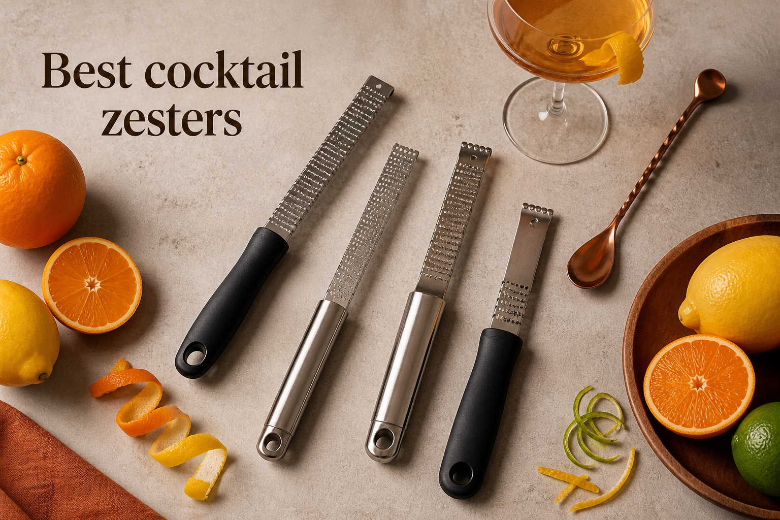 Best cocktail zesters