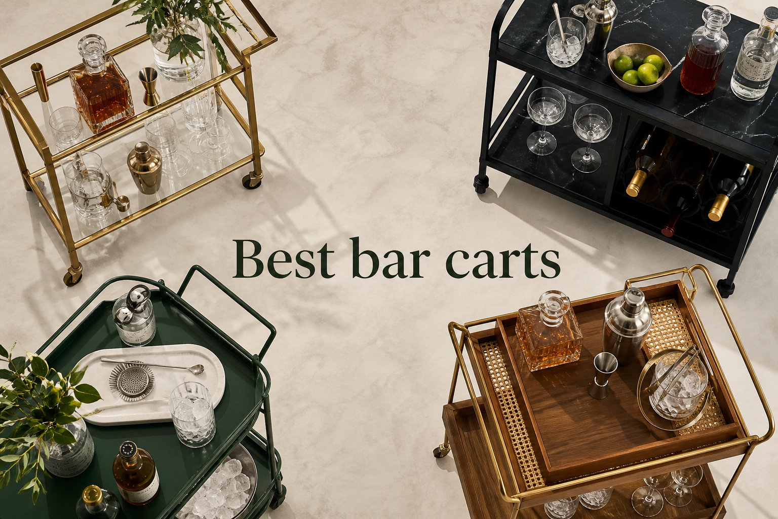 15 Best Bar Carts (August 2026) Expert Reviews