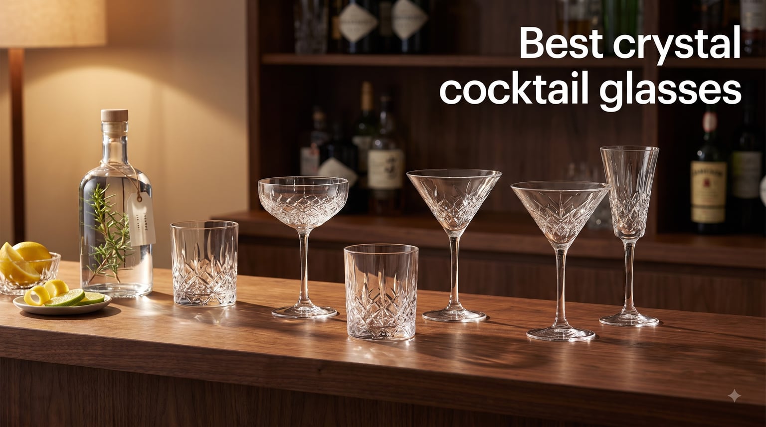 Best crystal cocktail glasses