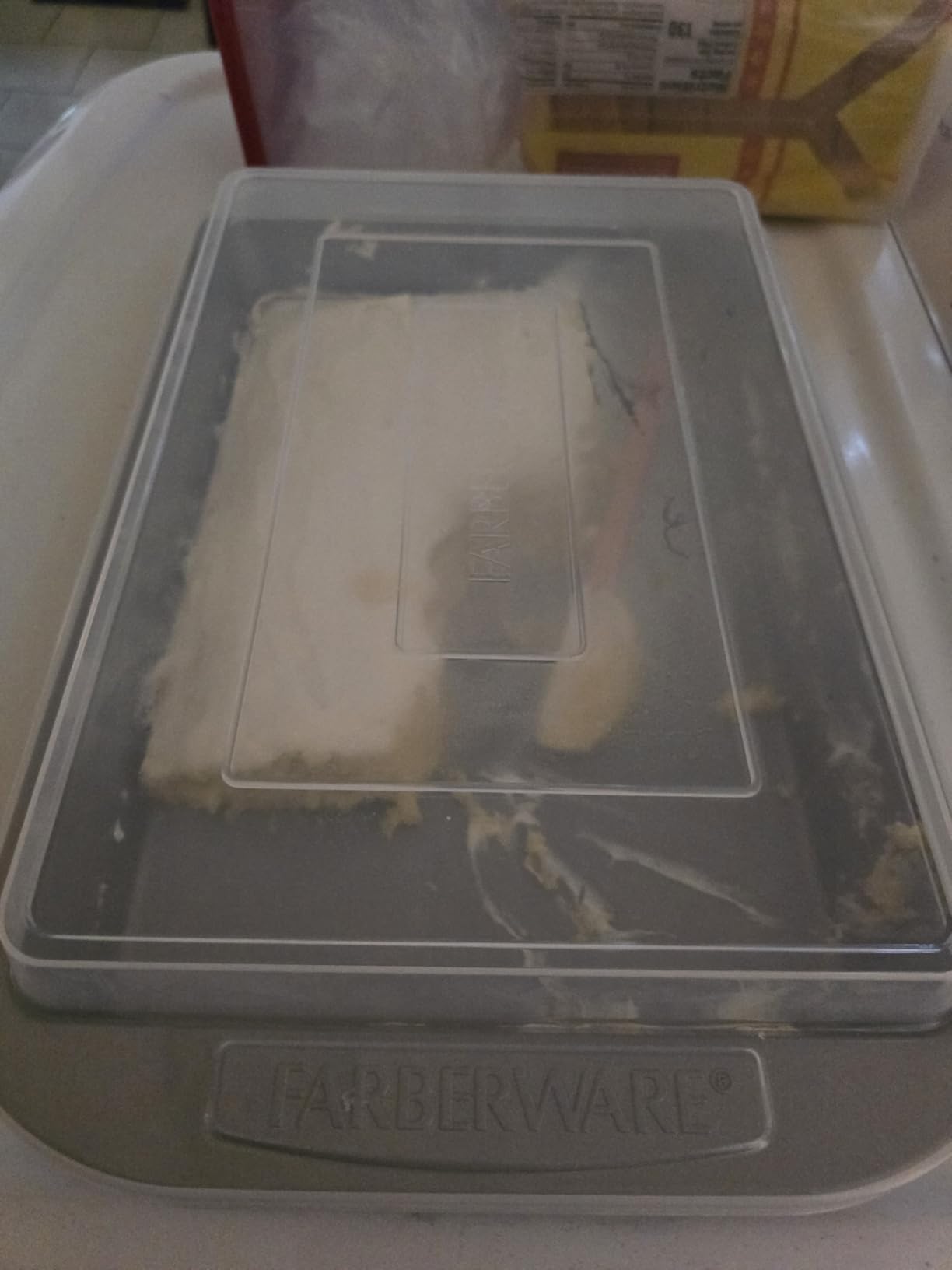 Farberware Nonstick Bakeware 9-Inch x 13-Inch Rectangular Cake Pan, Gray customer photo 2
