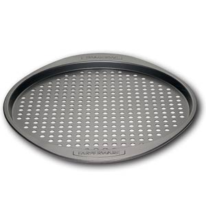 Farberware Nonstick Bakeware Round Pizza/Crisper Pan, 13 Inch, Gray customer photo 1