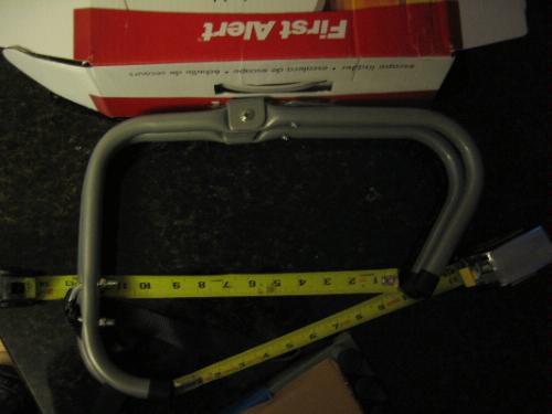 First Alert Two-Story Fire Escape Ladder, Steel, Anti-Slip, EL52-2, Black customer photo 1
