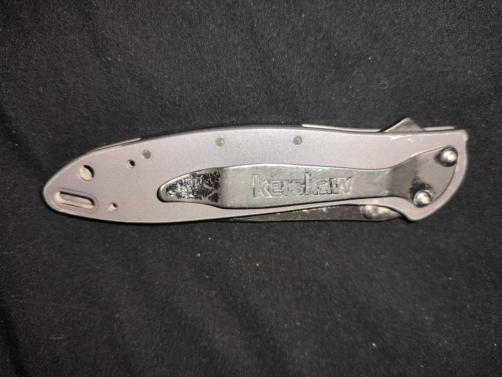 Kershaw Leek, BlackWash Pocket Knife (1660BLKW); 3
