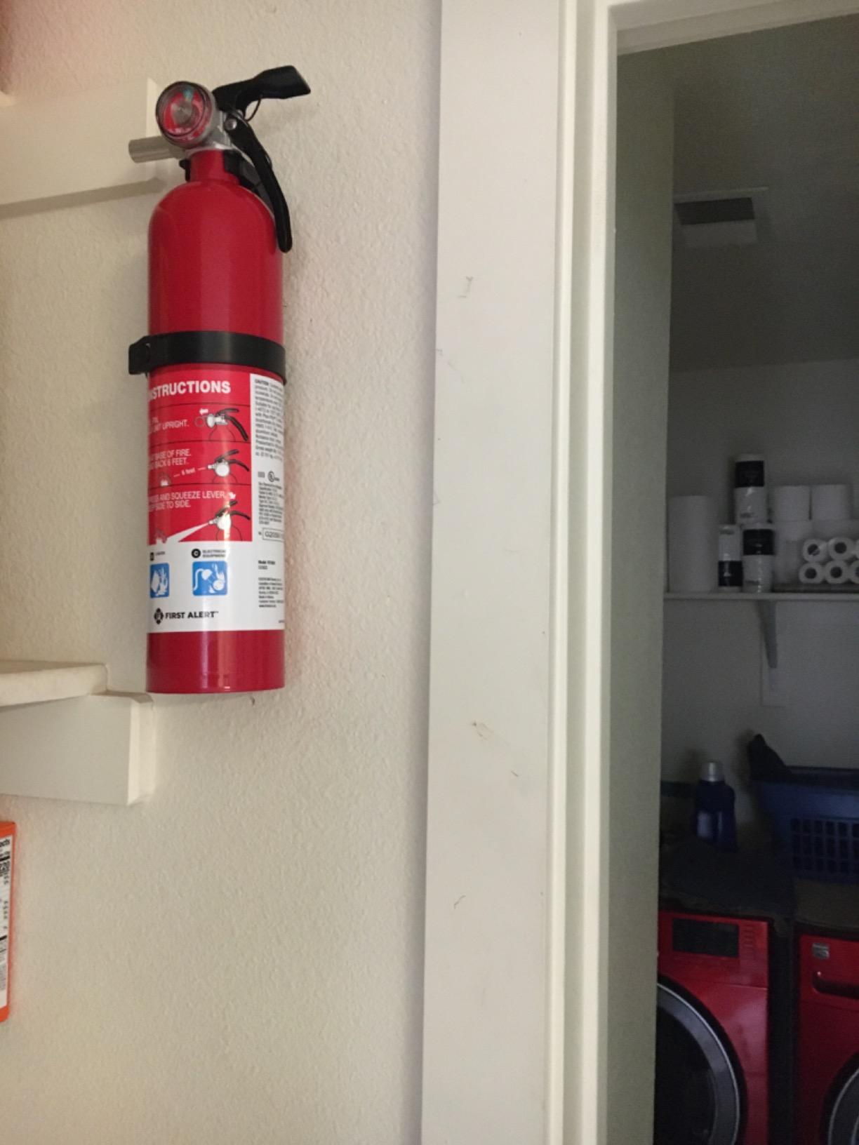 First Alert Fire Extinguisher, Standard Garage Use customer photo 1