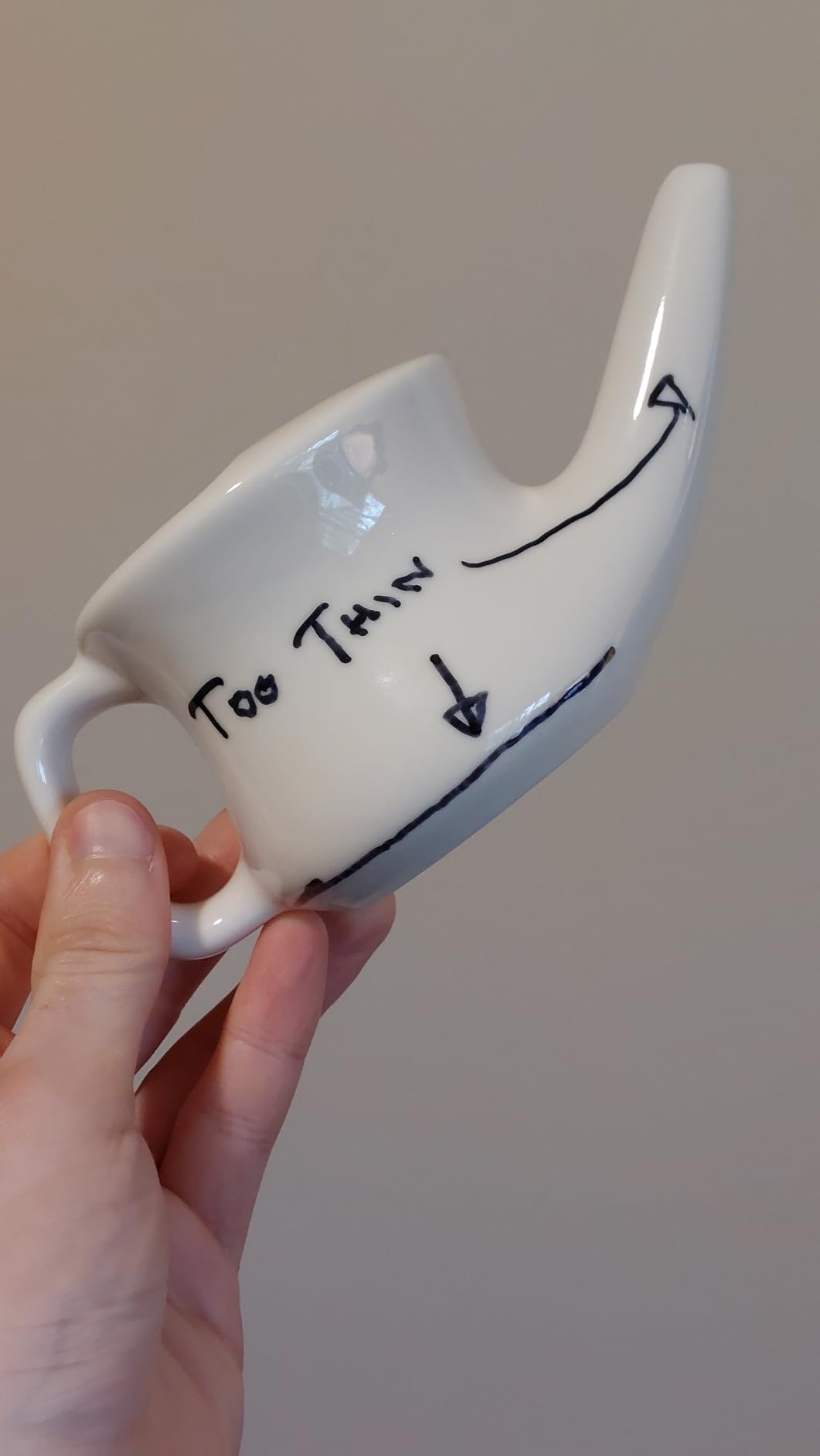 ANCIENT SECRETS Neti Pot Sinus Rinse + Pre-Measured Cleansing Salt Pack | Dishwasher-Safe Ceramic Neti Pot with Patented No-Leak Ergonomic Design, Lead-Free Nasal Irrigation System customer photo 1
