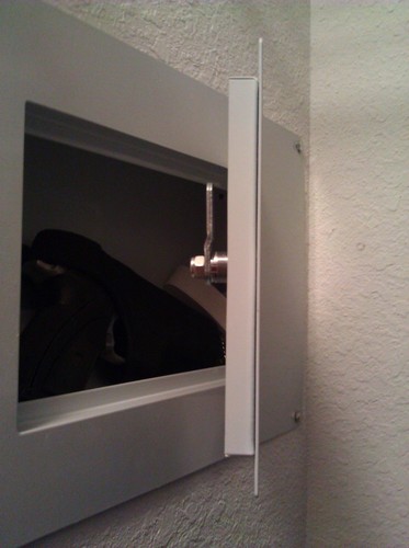 Homak First Watch Between The Studs High Security Steel Wall Safe, White customer photo 1