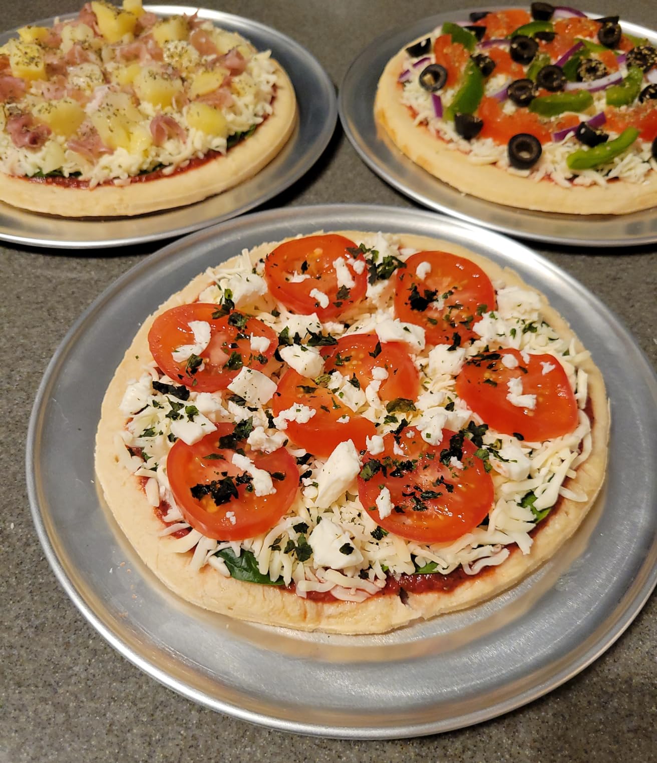 American Metalcraft TP12 TP Series 18-Gauge Aluminum Standard Weight Wide Rim Pizza Pan, 12-Inch customer photo 2