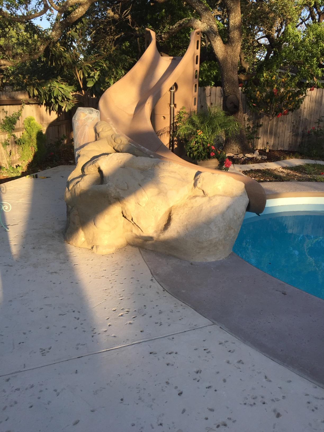 S.R. Smith 688-209-58124 TurboTwister Right Curve Pool Slide, Gray Granite customer photo 2