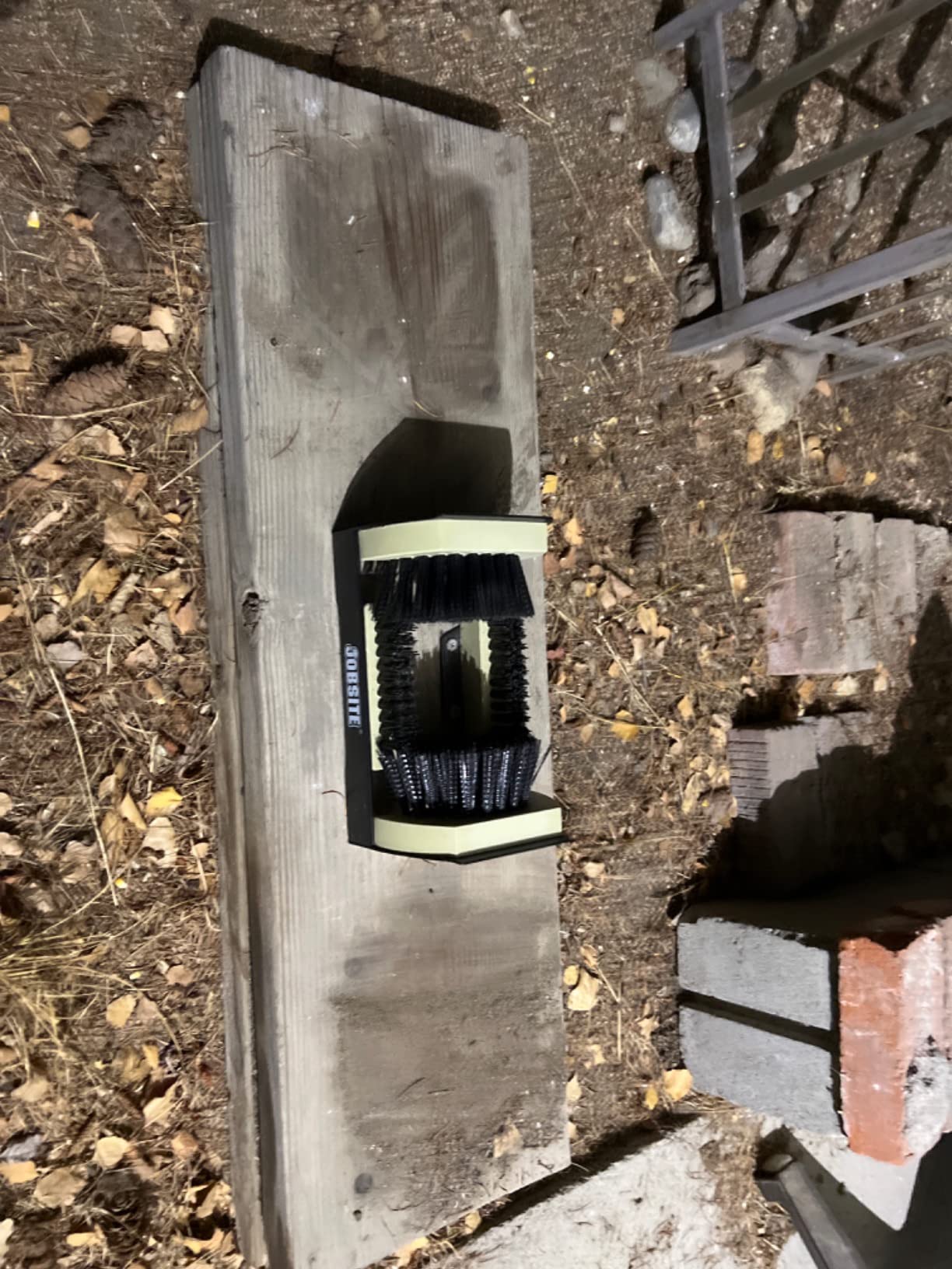 JobSite The Original Boot Scrubber - All Weather Industrial Shoe Cleaner & Scraper Brush customer photo 1