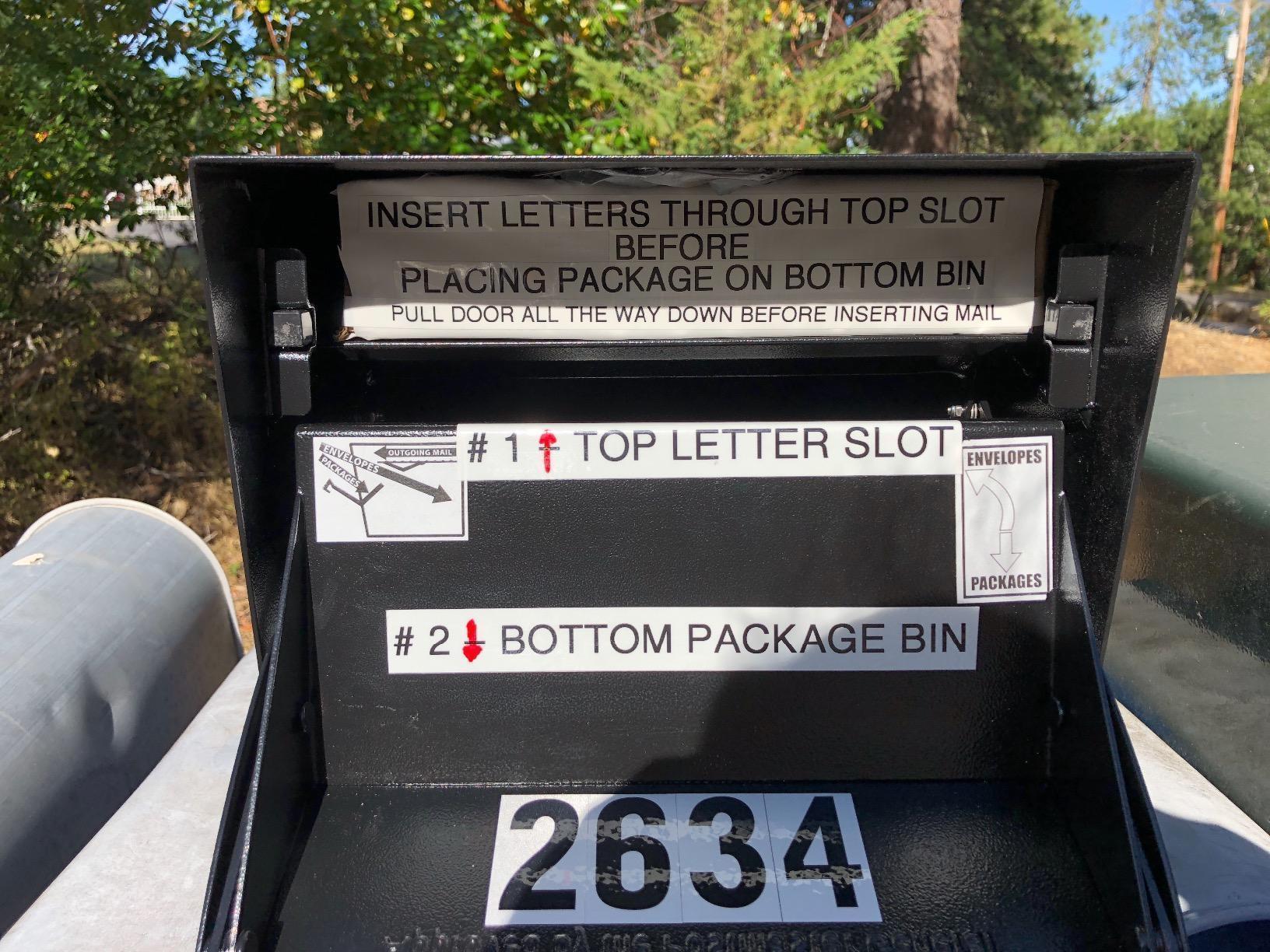 Mail Boss Package Master Locking Post Mount Package Mailbox, USPS Approved customer photo 2
