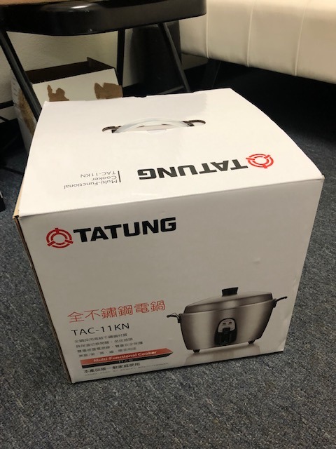 Tatung - TAC-11KN(UL) - 11 Cup Multi-Functional Stainless Steel Rice Cooker - Silver customer photo 2