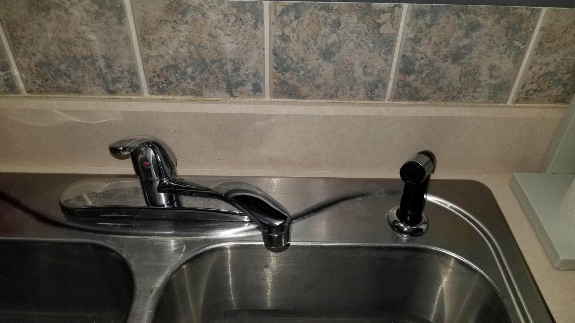 Peerless Single-Handle Kitchen Sink Faucet with Side Sprayer, Chrome P115LF customer photo 2