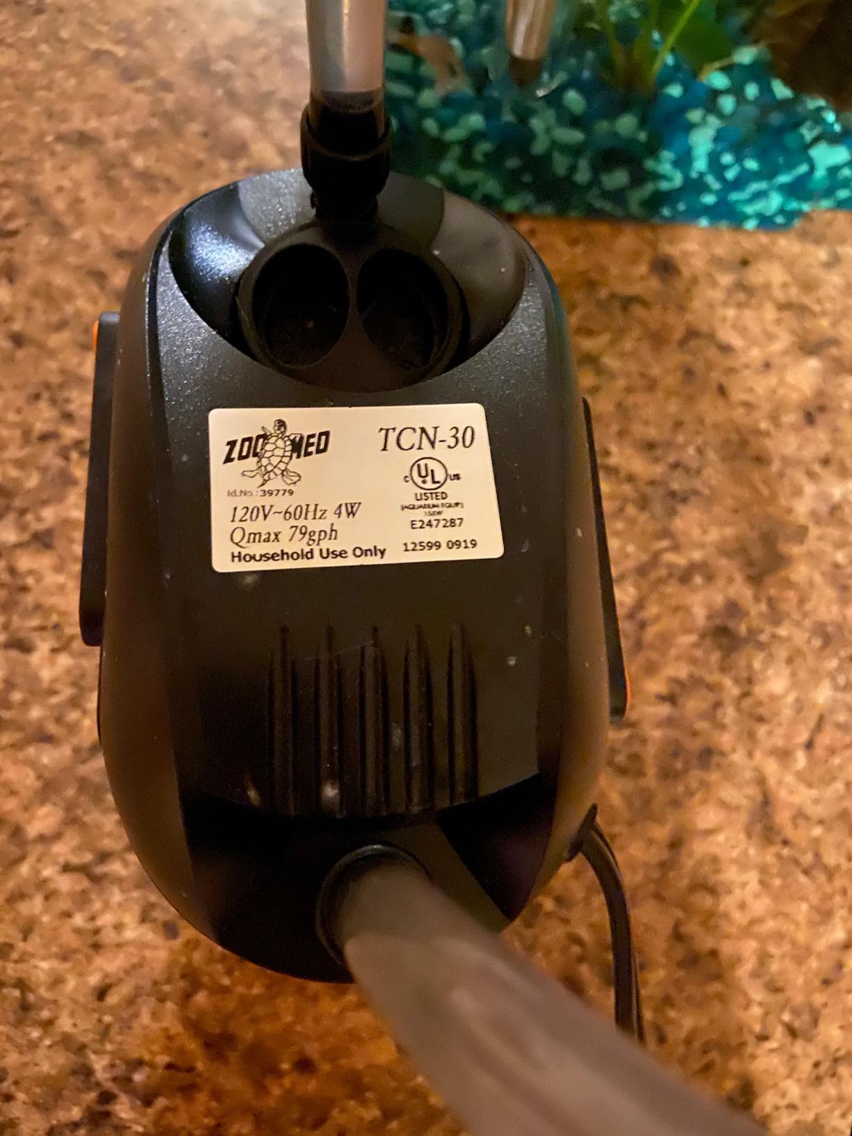 Zoo Med Nano 10 External Canister Filter, up to 10 Gallons, Black customer photo 2