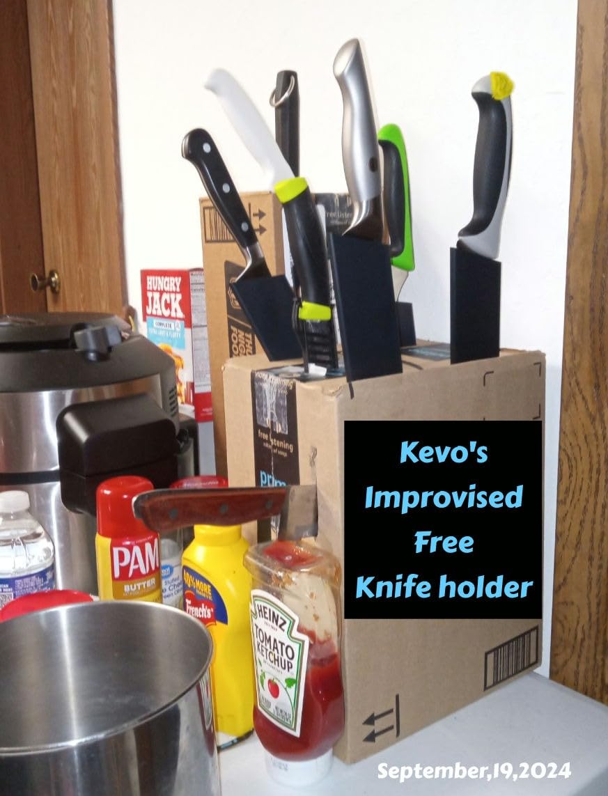 Mercer Culinary Knife Guard, 8 Inch x 2 Inch, Black customer photo 1