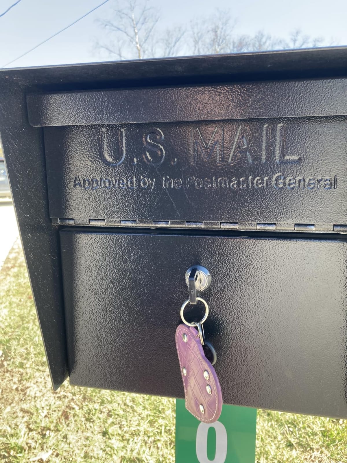 Mail Boss Mail Manager Modern Locking Post Mount Mailbox, USPS Approved customer photo 1