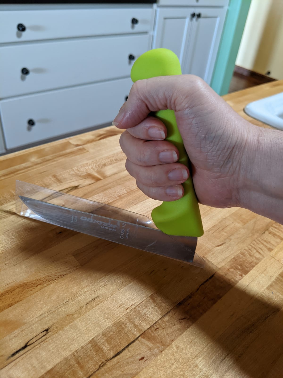 Dexter-Russell 6-inch forward right angle knife customer photo 2