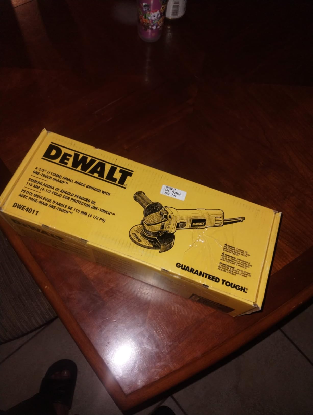 DEWALT Angle Grinder, One-Touch Guard, 4-1/2 -Inch (DWE4011) customer photo 1