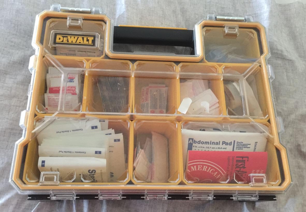 DEWALT Small Parts Organizer, Hardware Storage Box with Removable Dividers, 10-Compartment (DWST14825) customer photo 2