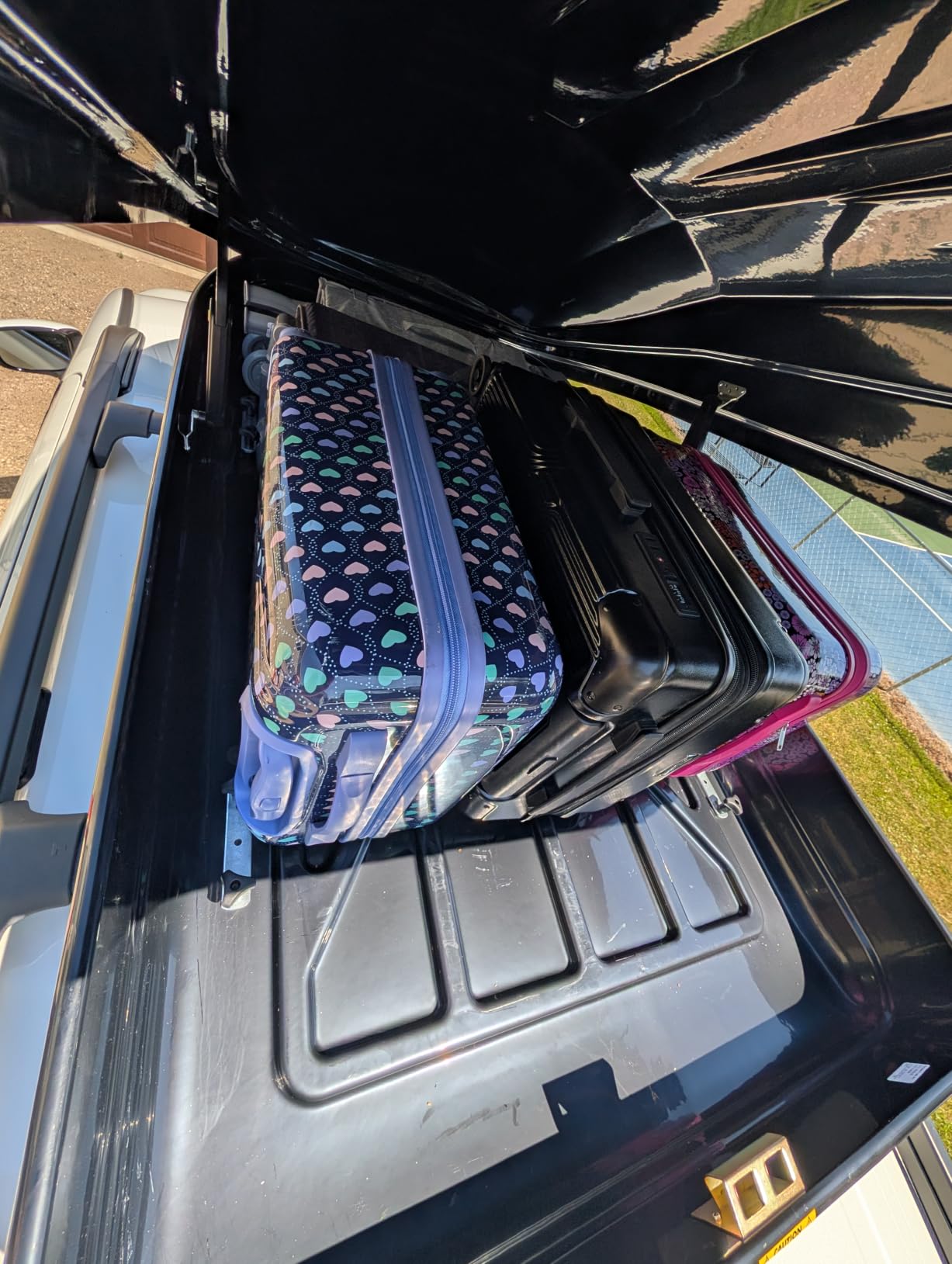 SportRack Vista XL Rear Opening Cargo Box,Black customer photo 2
