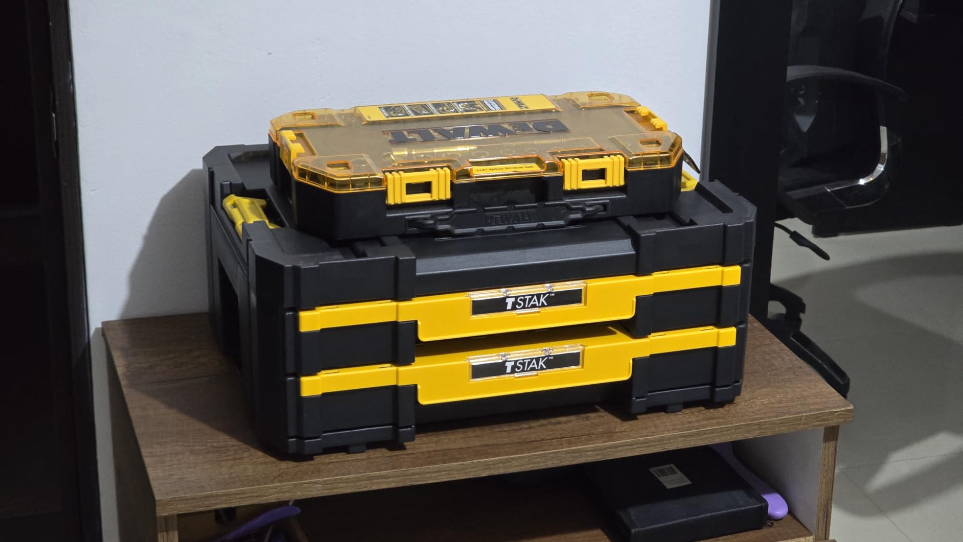 DEWALT TSTAK Tool Storage Organizer with Double Drawers, Holds Up to 16.5 lbs. (DWST17804) customer photo 1