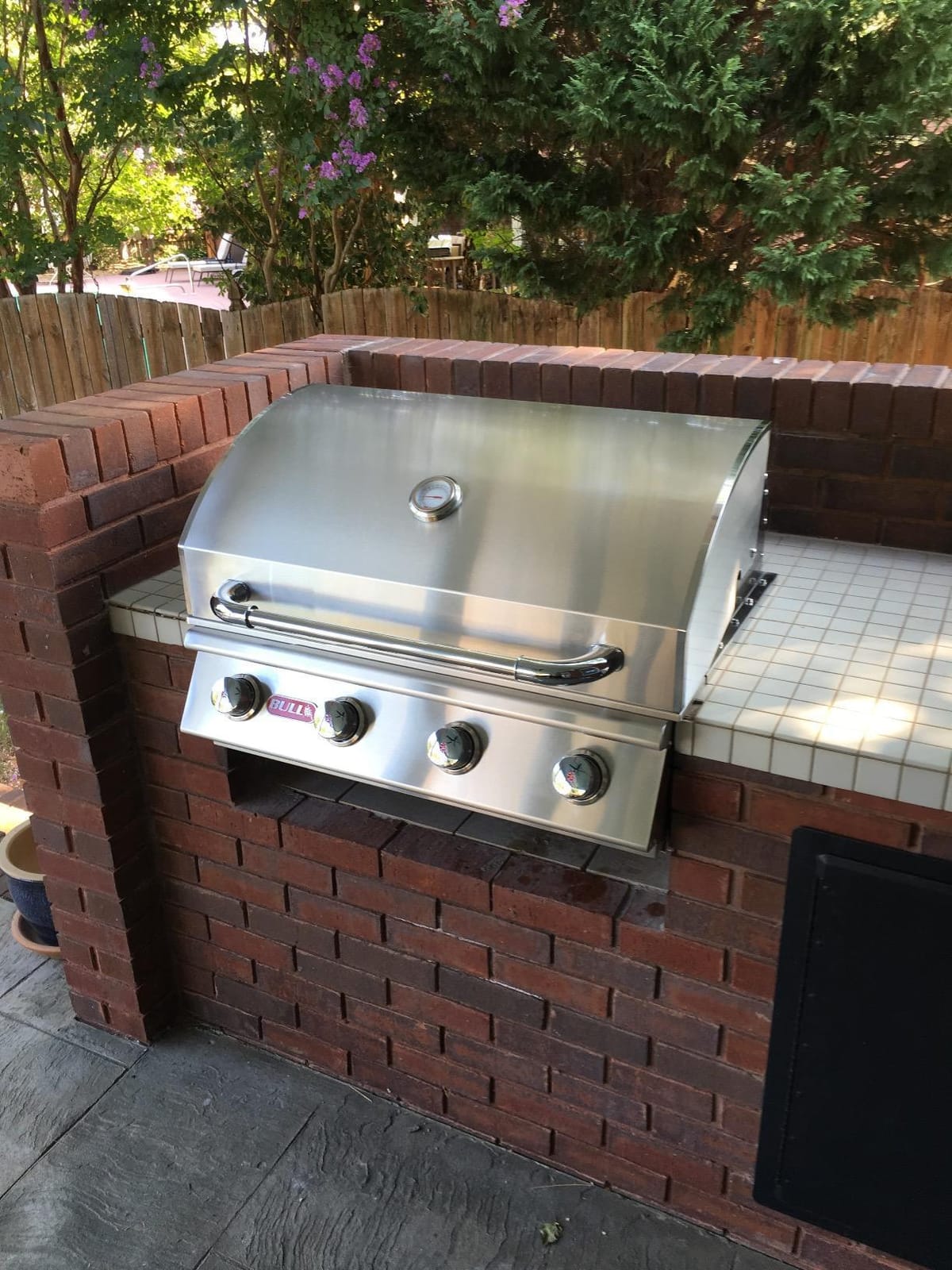Bull Outdoor Products Outlaw 60,000 BTU Drop-In Grill Head, Stainless Steel, Natural Gas customer photo 2