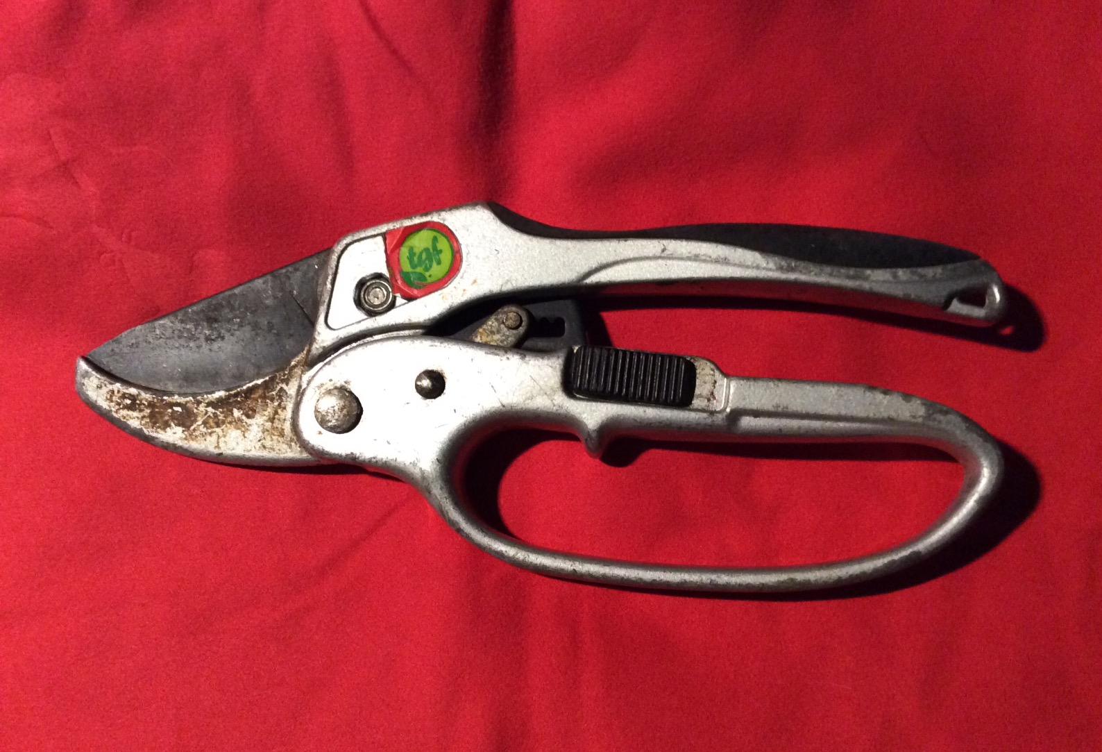 The Gardener's Friend Heavy Duty Ratchet Pruning Shears, Anvil customer photo 2