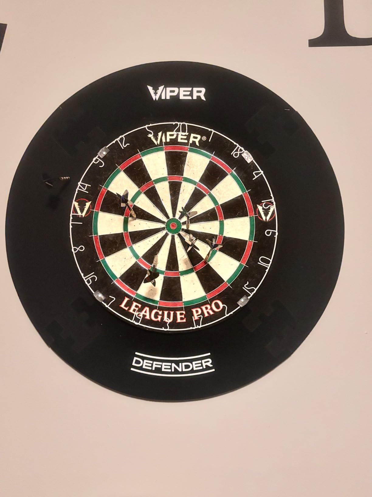 Viper by GLD Products League Pro Regulation Sisal Dartboard Set, 3 Darts customer photo 1
