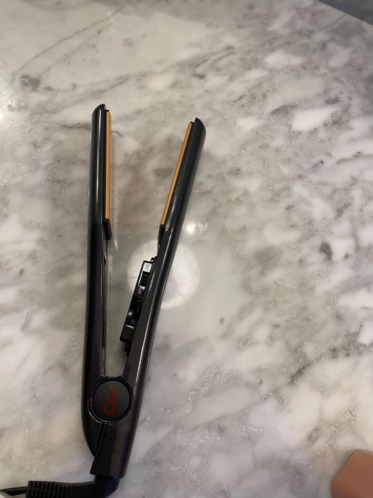CHI Tourmaline Ceramic Mini Flat Iron, Hair Straightener, 0.75